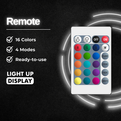 Light Up Display White Glow